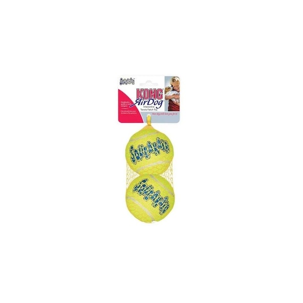 Phillips Pet Food Supply SqueakAir Dog Toy, L, Squeaker, Ball, Yellow, 2/PK AST1 - main