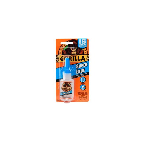Gorilla Glue Gorilla Super Glue, Clear, 15g 7805001 - main
