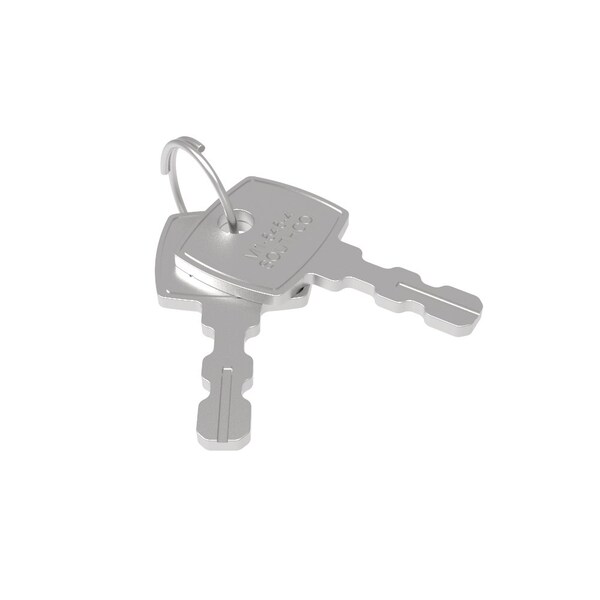 Southco Keys, 2 per ring, Stainless Steel M1-546 - main