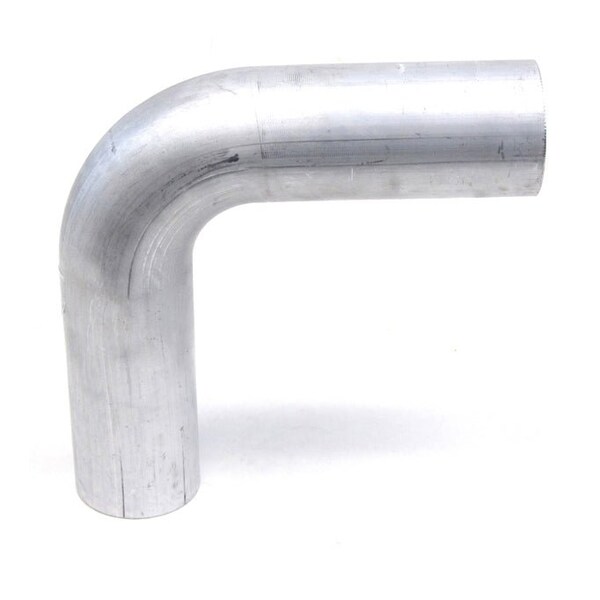 Hps Performance 2 in OD x 2 in CLR, 90 Degree Aluminum Elbow Tubing, Mill Finish AT90-200-CLR-2 - main