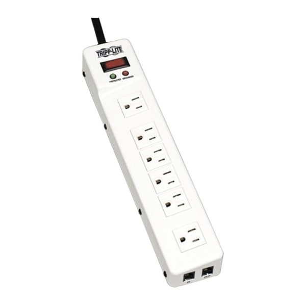 Eaton Tripp Lite Series Protect It Surge Protector with 6 Right-Angle Outlets, 15 ft. 4.57 m Cord, TLM626TEL15 - main