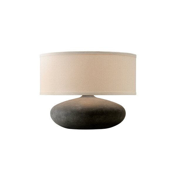 Troy Lighting Zen 1 Light Table Lamp 17.75 In. Graystone PTL1007 - main