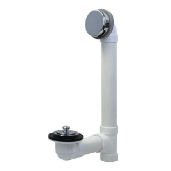 Watco Bath Waste Half Kit, Foot Actuated, PVC, Includes Drain Test Plug & Overflow Test Membrane 901-FA-PVC-PB - main
