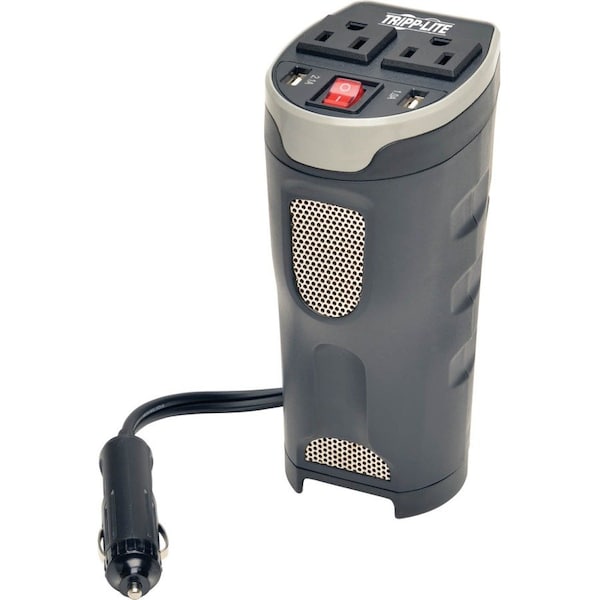Tripp Lite 200W PowerVerter UltraCompact Car Inverter with 2 Outlets PV200CUSB - main
