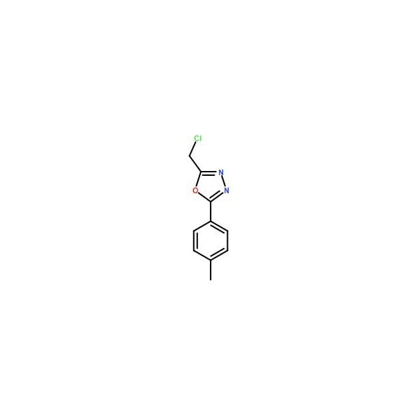 Ak Scientific 2-(Chloromethyl)-5-(4-methylphenyl)-1, 3, 4-oxadiazole (1g), CAS 287197-95-9 9182AD-1g - main