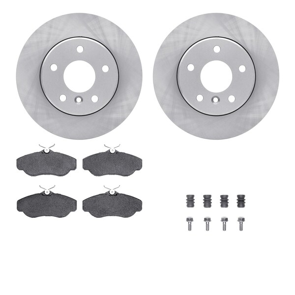 Dynamic Friction Co DFC Brake Rotor with 5000 Brake Pads and Hardware Kit 6512-11063 - main