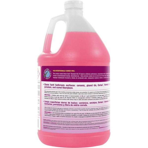 Simple Green Clean Building Bathroom Cleaner Concentrate, Unscented, 1gal Bottle 1210000211101 - main