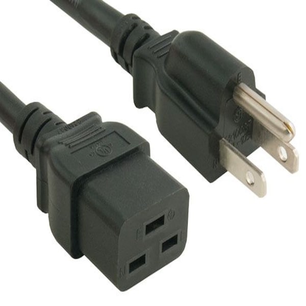 Sanoxy 8ft 14 AWG 15A 125V Power Cord NEMA 5-15P to IEC320 C19 SNX-CBL-LDR-PW123-1208 - main