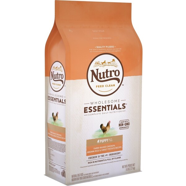 Nutro Wholesome Essentials 5 Lb. Chicken Brown Rice & Sweet Potato Dry Puppy Food 792330 - main
