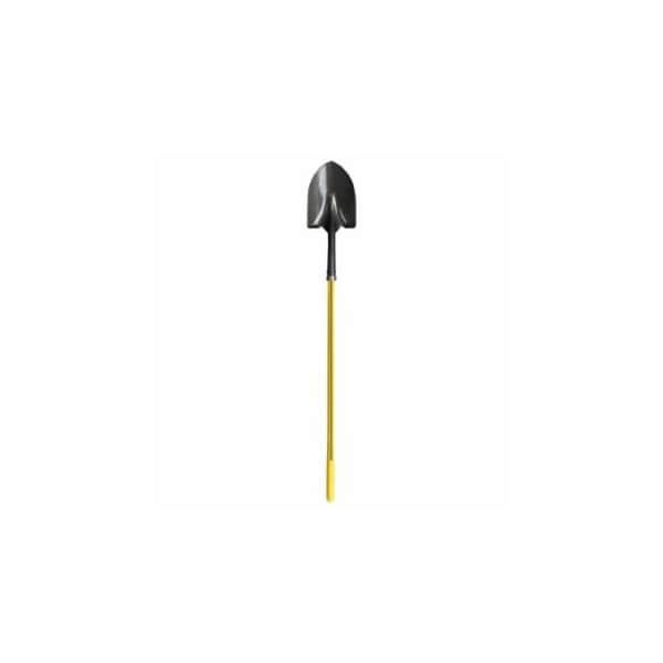 Nupla Ergo Power Round Point Shovel, 11.5 in x 9 in Round Pt Blade, 48 in Fiberglass Straight 545-72-061 - main
