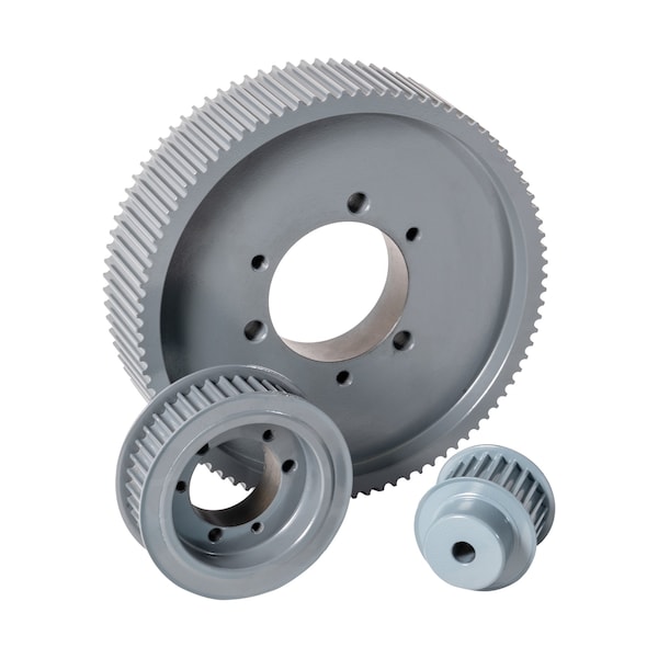 Masterdrive HTD Timing Pulley, 52 Number of Teeth, 9.012'' Outer Diameter P52-14M-55-E - main