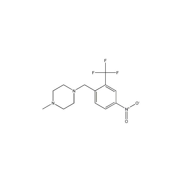Ak Scientific 1-Methyl-4-(4-nitro-2-(trifluoromethyl)benzyl)piperazine (1g), CAS 694499-24-6 W7926-1g - main