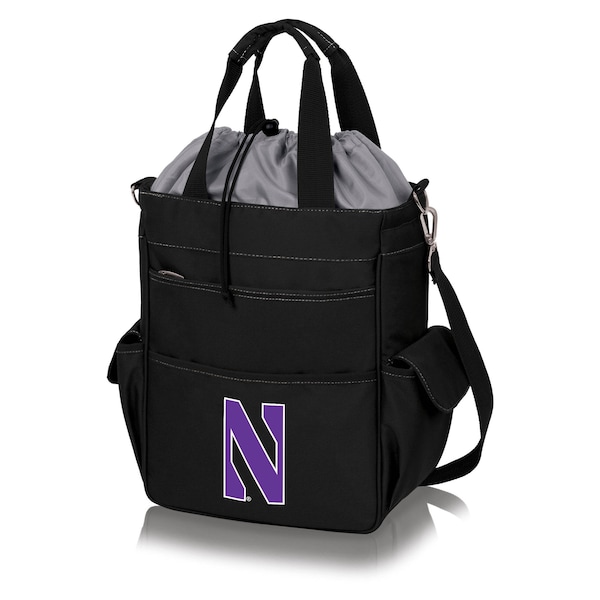 Picnic Time Family Of Brands NCAA Northwestern Wildcats Activo Tote Cooler Bag - Soft Cooler Bag 614-00-175-434-0 - main