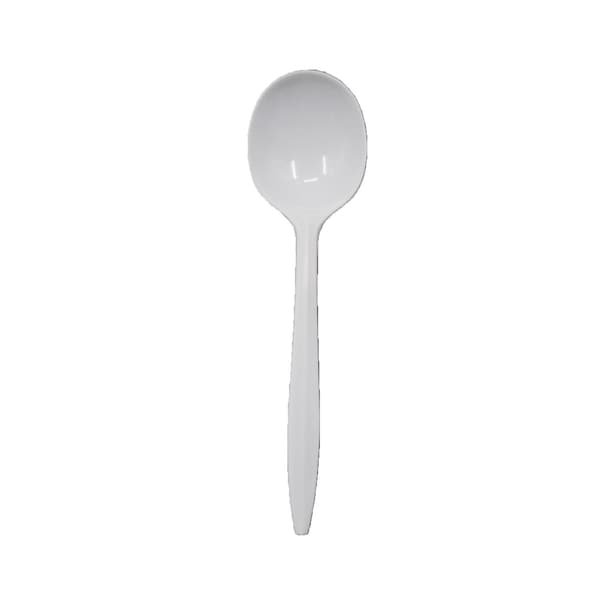 Rdi PP Cutlery Light Weight White Soup Spoon 1000cs, 1000PK F-CT-PP-SPN-SP - main