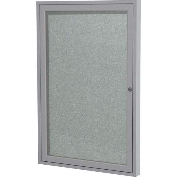 Ghent Enclosed Vinyl Bulletin Board 36x30", Satin PA13630VX-193 - main