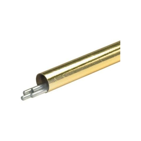 Partners Brand Mailing Tubes with Caps, 2" x 20", Gold, PK50 P2020GO - main
