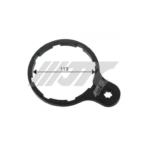 Jtc Auto Tools Isuzu diesel fuel filter wrench, 11 ton, 8pt, 119mm, 1/2 in drive 7885 - main