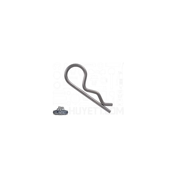 Huyett Bridge Pin, 302/304SS, .177 Wire Dia x 3.5 L x .940 In Eye Dia x Fits .75 to 1-1/16 Shft BPS-229 - main