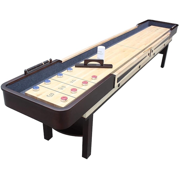 Blue Wave 12 ft. Merlot Shuffleboard Table - Espresso BG50357 - main