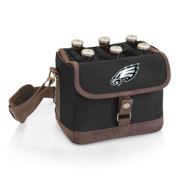 Picnic Time Family Of Brands NFL Philadelphia Eagles - Beer Caddy Cooler Tote with Opener 762-00-311-244-2 - main