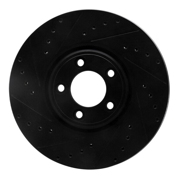 Dynamic Friction Co DFC Brake Rotor - Drilled and Slotted - Black 633-20030L - main