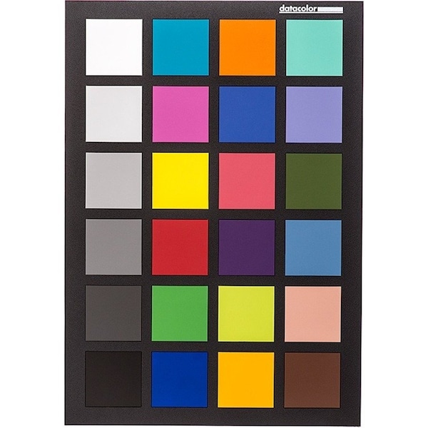 Datacolor Spyder Checkr 24 Color Calibration Chart, 24 Targets, Grey Scale, Portable, Multi-Camera Compatible SCK200 - main