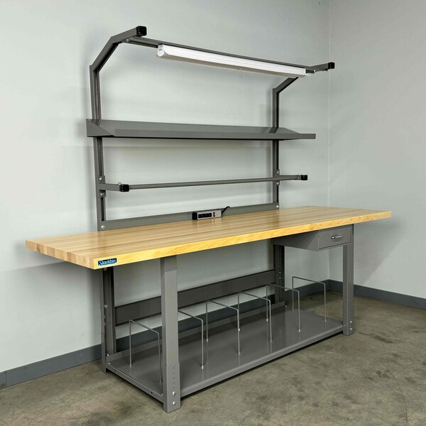 Stackbin Workbenches, 96" W, 1000 lb. M9636BDN-BG - main