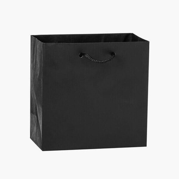 Nashville Wraps Black Kraft Gift Bags, Jewel 6.5x3.5x6.5, 100PK KTJBBK - main
