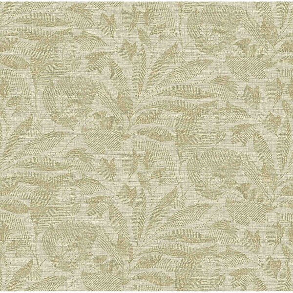 A-Street Prints Lei Gold Leaf Wallpaper 2972-86150 - main