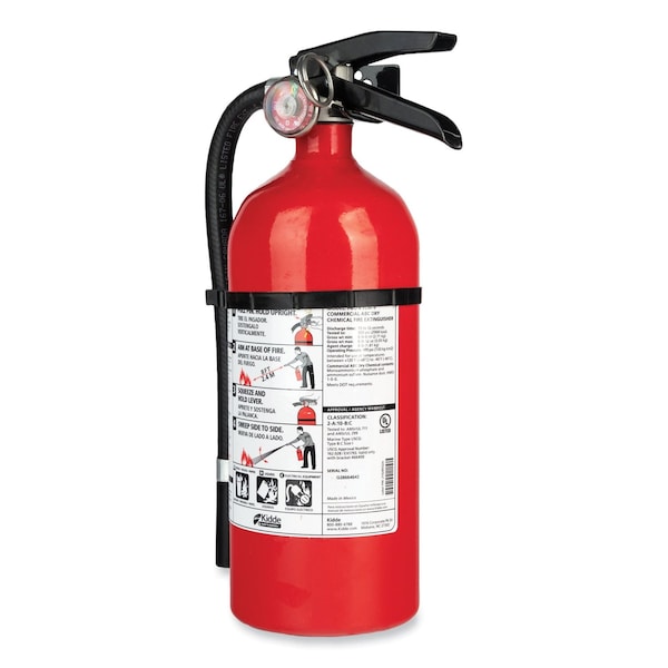 Kidde Pro 210 Fire Extinguisher, 2-A:10-B:C 21033044 - main