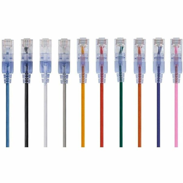 Monoprice SlimRun Cat6A Ethernet Patch Cable - Snagless RJ45_ UTP_ Pure Bare Cop 29480 - main