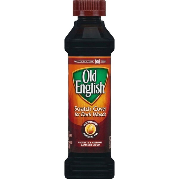 Reckitt Benckiser OLDENGLISH, Furniture Scratch Cover, For Dark Woods, 8oz Bottle 75144CT - main