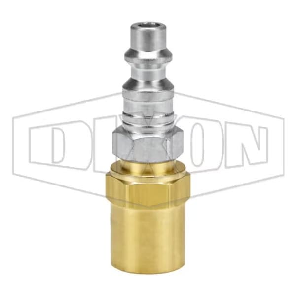 Dixon DF Series Industrial Quick Disconnect Pneumatic Reusable Plug, 1/4 in Nominal, Quick Disconnect Plug D2E2 - main