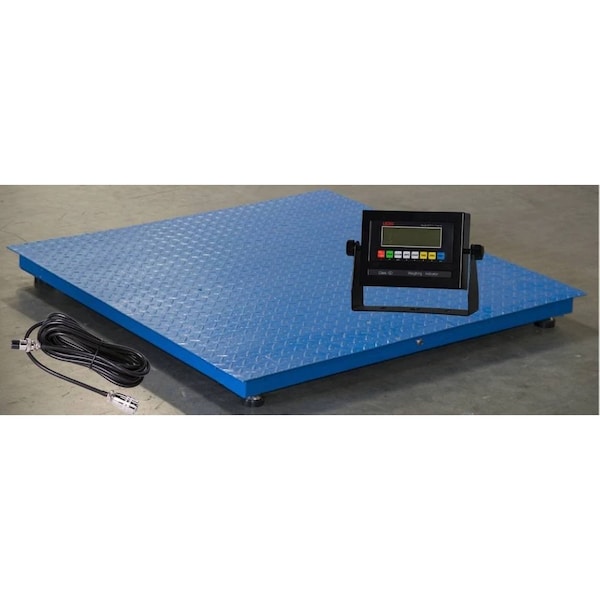 Prime Systems Prime Scale Industrial 48 x 48 NTEP 4' x 4' Floor scale pallet 5000 lbs x 1 lb PS-5k4848-NTEP - main