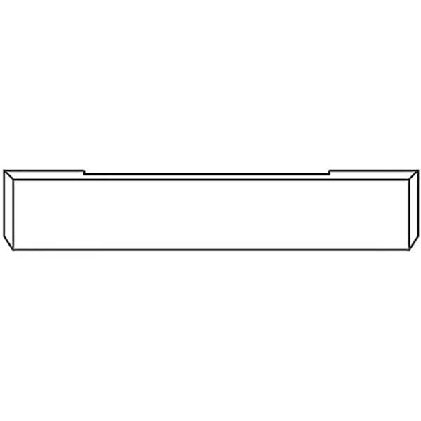 Ilc Repl. For Kenworth W900L Year 1991 Chrome 22 In American Eagle Boxed End Bumper Wcustom 6 In S WZ-ECLX-E - main