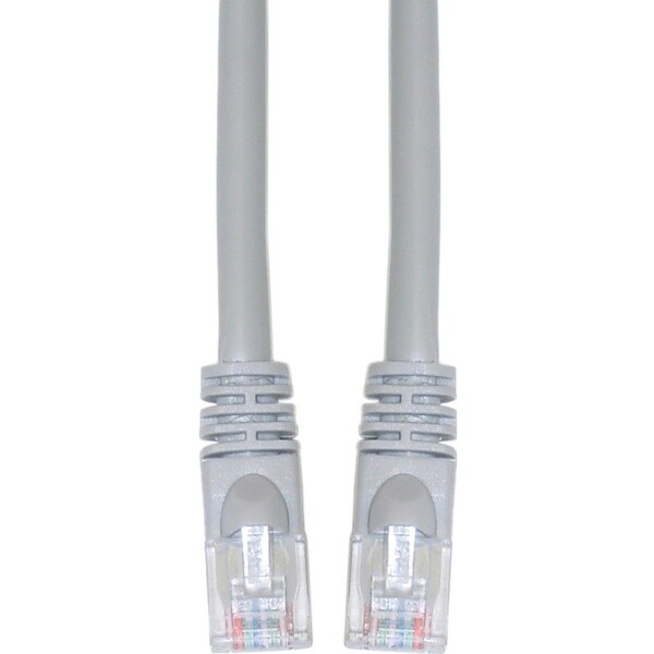 Cable Wholesale 10X8-02101 1 ft. Cat6 Gray Ethernet Patch Cable; Snagless & Molded Boot 10X8-02101 - main