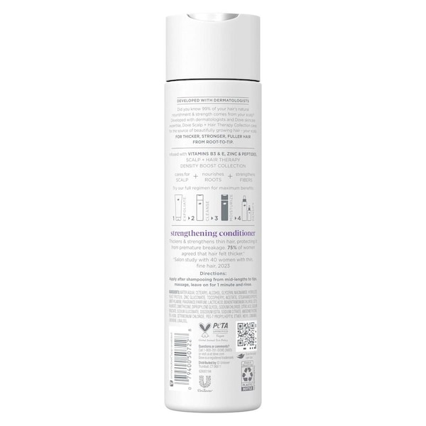 Dove Scalp Plus Hair Therapy Density Boost Strengthening Conditioner, 9.25 Ounce, 4PK 69784606 - main