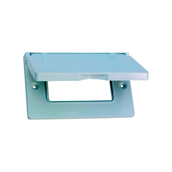 Sigma 14249WH White 1 Gang Horizontal GFCI Cover 3460573 - main