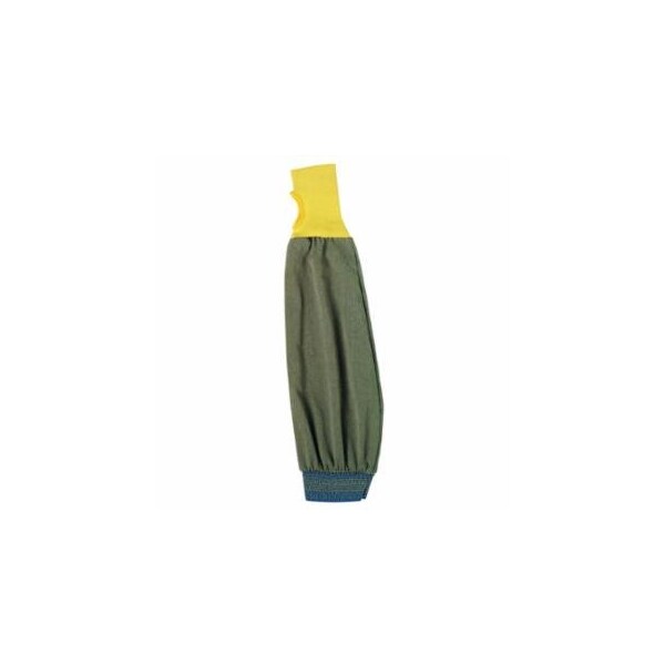 Activarmr 59-406 FR Kevlar Blend Sleeve, 26 in L, Elastic Closure, Brown/Yellow/Blue 012-59-406-26IN - main