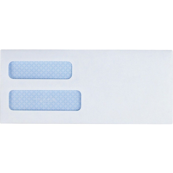 Business Source Window Envelope, White, Gummed Flap, PK5 BSN42204 - main