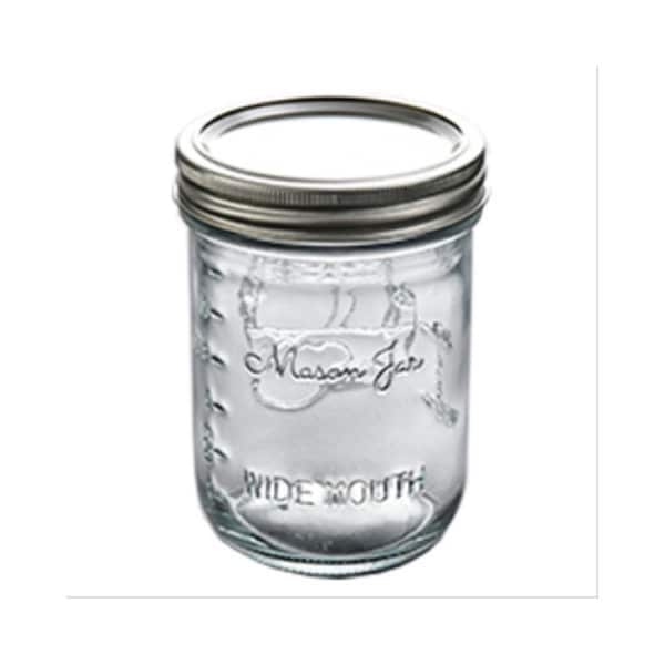 Xuzhou Xinyu Glass Product Homepoint with Pint Wide Mouth Glass Mas Jar, 12PK 105012 - main