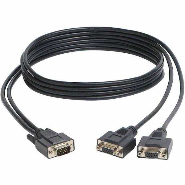 Tripp Lite VGA Cable, Hi Res, HD15 M, 2xHD15 F, 6ft P516-006-HR - main