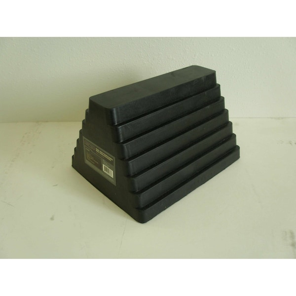 Shop Tuff Double-Sided Pyramid Rubber Wheel Chock with Eyebolt - 6 Pack STF-975RPCEI-6PK - main