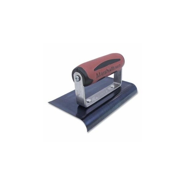 Marshalltown Curved End Steel Hand Edger, Blue Steel, 6 in L, 4 in W, Curved, 6PK 462-14168 - main