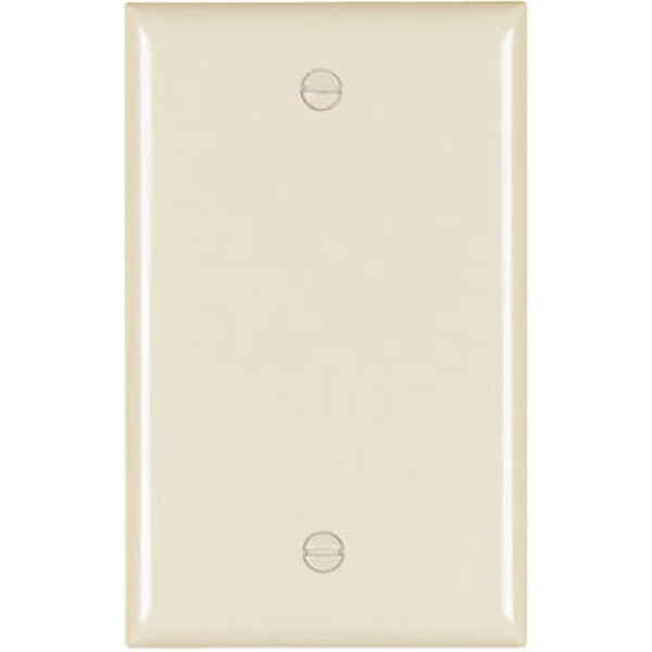 Nextgen TP13LACC30 Blank Nylon Wall Plate, 1 Gang, Light Almond NE570272 - main