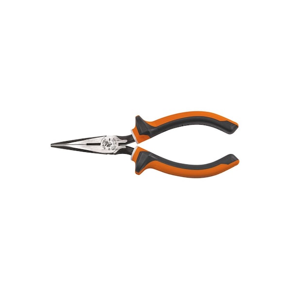 Klein Tools Long Nose Side Cutter Pliers 6-Inch Slim Insulated 203-6-EINS - main