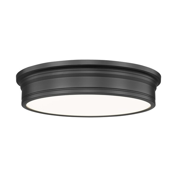 Z-Lite Bentley Matte Black 1 Light Flush Mount 7702F20-MB-LED - main