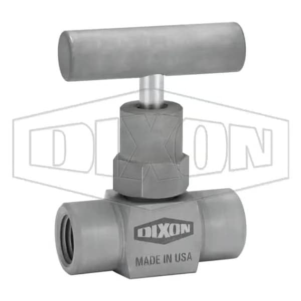 Dixon Mini Needle Valve, 1/4-18 Nominal, FNPT End Style, Steel Body FFC102 - main