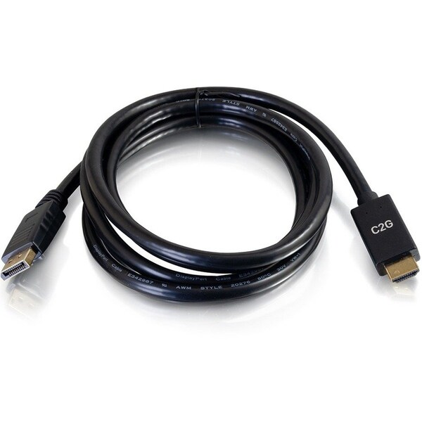 C2G 10FT DP TO HDMI 4K PASSIVE BLACK 54434 - main