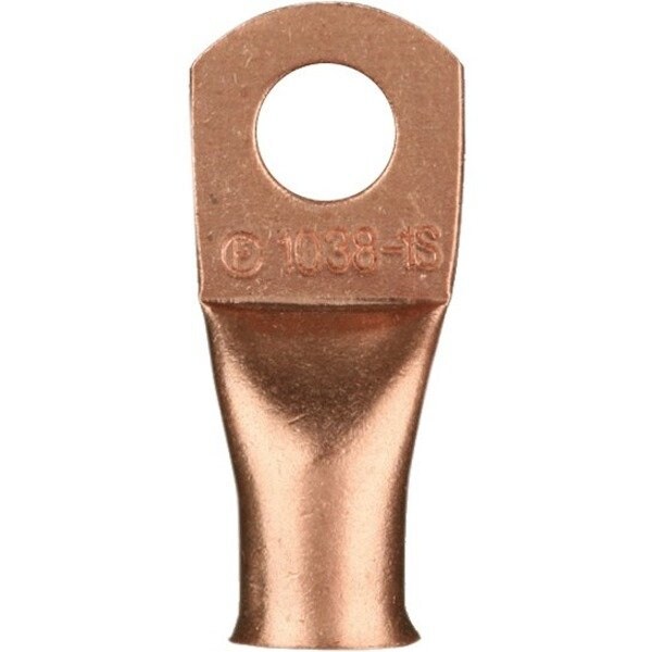 Metra Electronics COPPER UNINSULATED RING TERMINAL 1/0 GAUGE 3/8 INCH, 5 PK CUR1038 - main